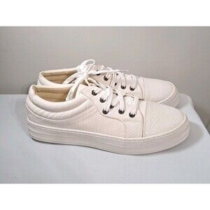 Boutique By Corkys Pina Colada White Fashion Sneakers Lace-Up Women's 10